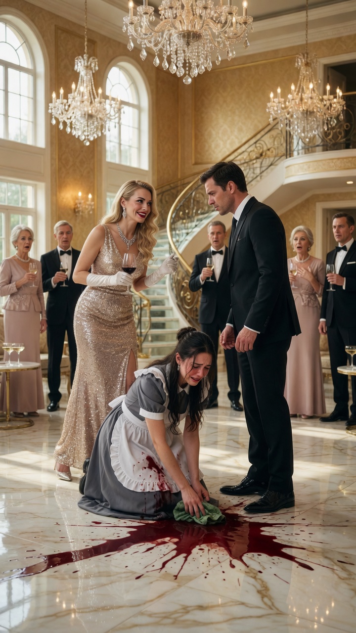 The Rich Woman Mocked the Maid Then the Man in Black Exposed Their Secret Love