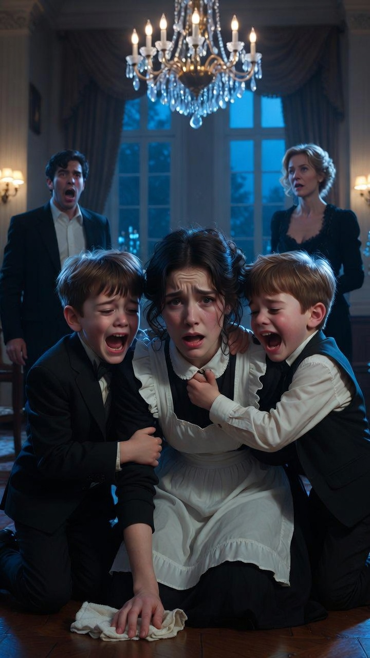 The Millionaire Ordered the Maid Out Then His Sons Revealed She Was Their Real Mother