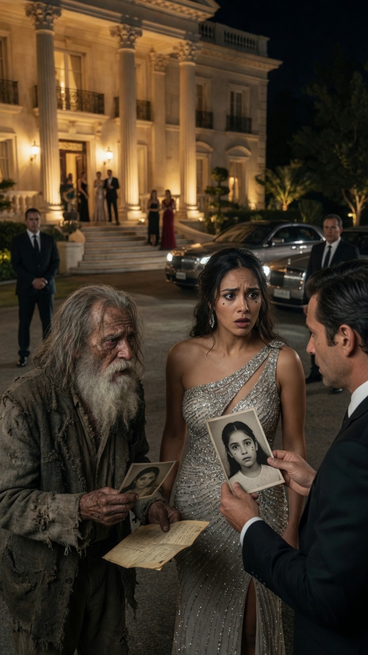 The Poor Old Man Stopped the Rich Woman Until an Old Photo Revealed She Was His Lost Daughter