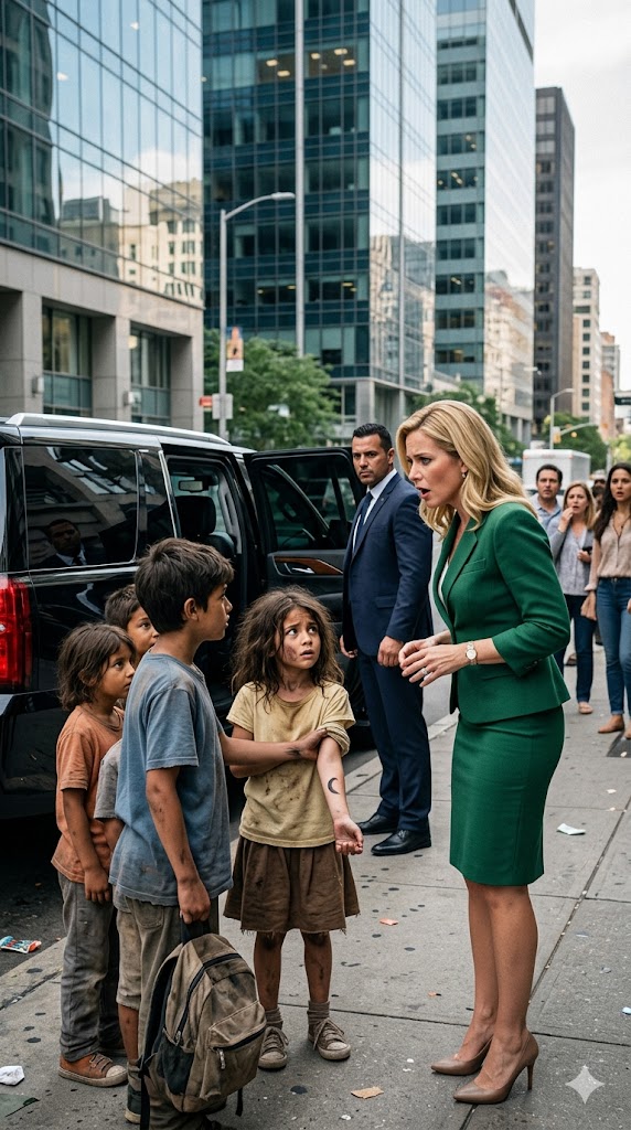 The Rich Businesswoman Chased Away Four Poor Children… Until She Saw the Mark on the Little Girl’s Wrist