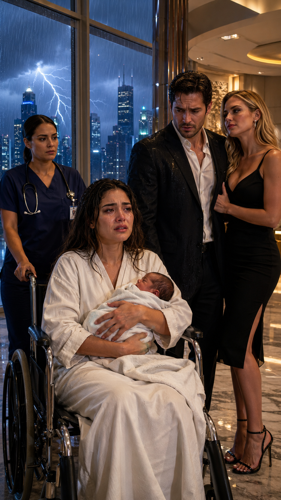 She Gave Birth Alone in a Storm… Then Discovered Her Husband Was With Another Woman