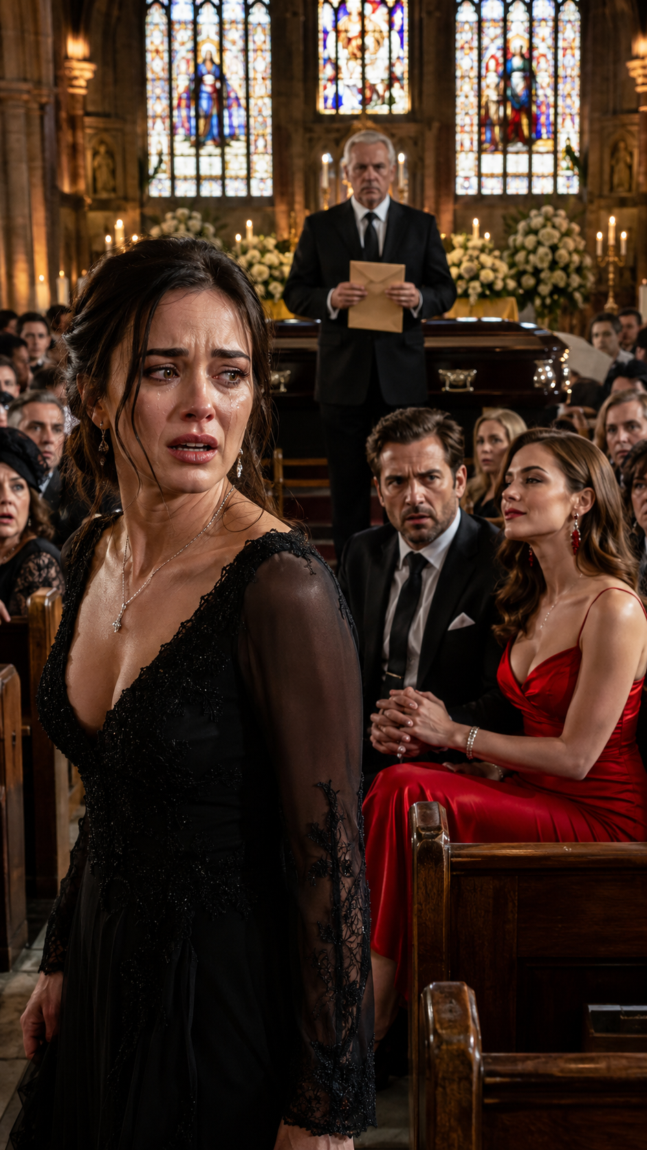 My Husband’s Mistress Wore My Missing Versace Dress to My Father’s Funeral