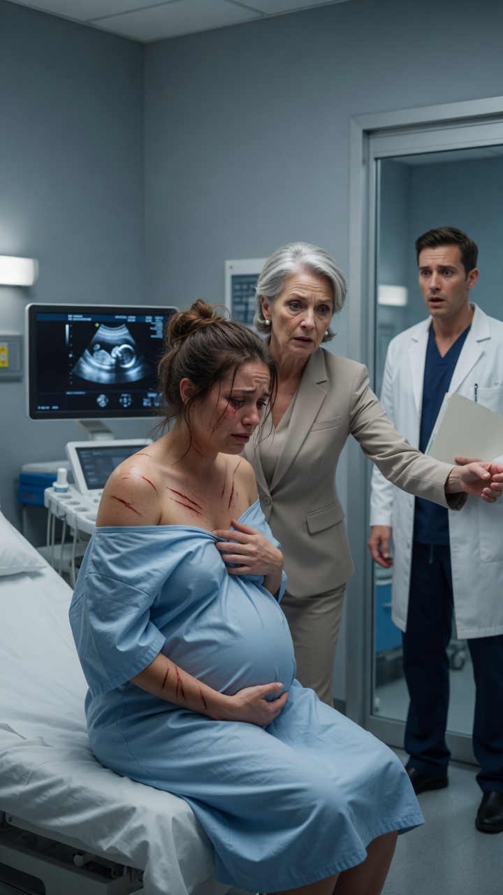 Full Story : She Took Her Pregnant Daughter for an Ultrasound… Then Saw the Marks on Her Back