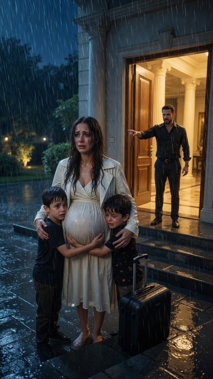 Full Story :  She Was Thrown Out of the House While Pregnant… But Her Final Look Made Her Husband Tremble