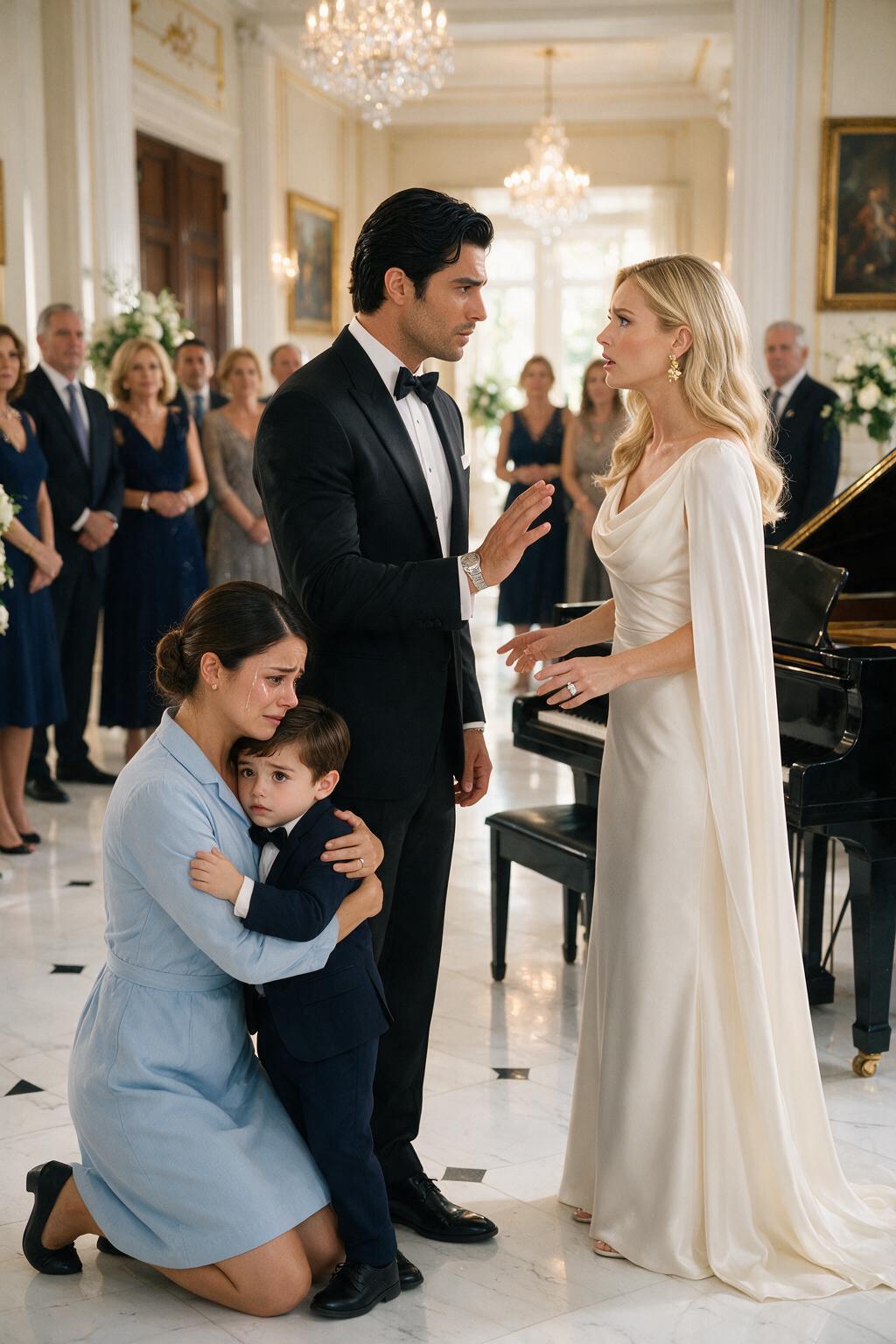 Historia completa :  Victoria Apartó al Hijo de la Empleada del Piano y Terminó Perdiendo Su Propia Boda