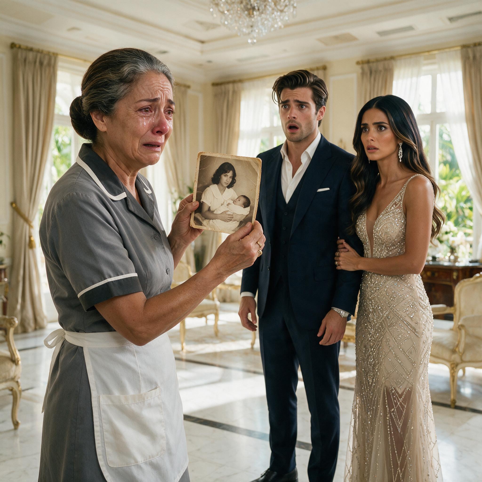 Historia completa : Rosa Sacó una Vieja Fotografía de Su Delantal… Y Alejandro Descubrió un Secreto de Toda Su Vida