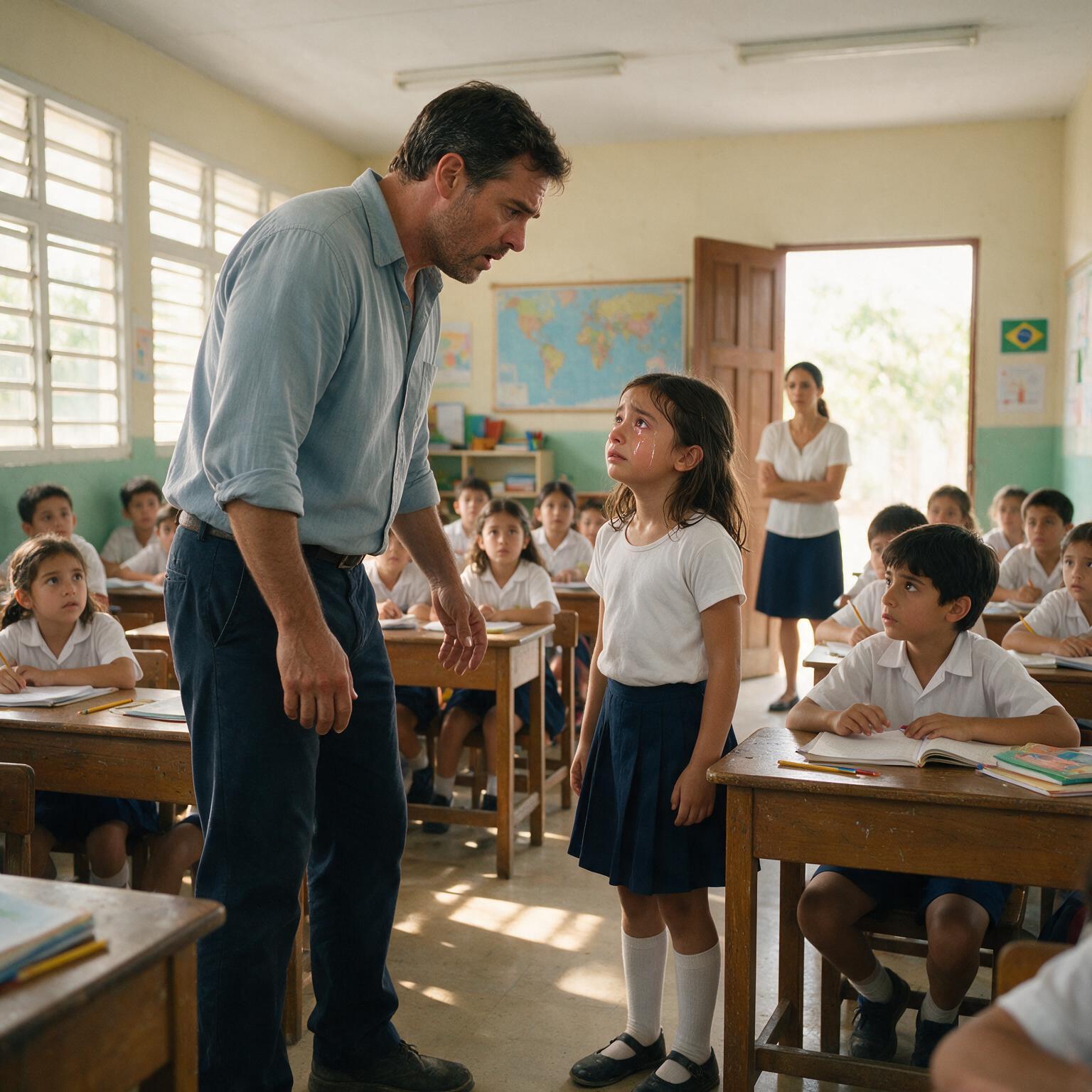 Historia completa :  Sofía Avisó a Toda la Clase Antes de Que el Coche Explotara… Hasta Que Ricardo Descubrió Quién Había Arrancado la Advertencia