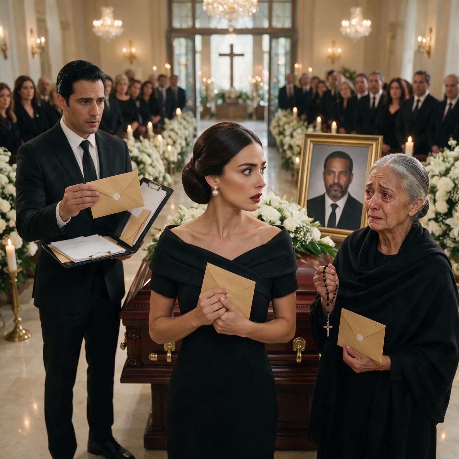 Historia completa :  EL SEGUNDO SOBRE APARECIÓ EN PLENO FUNERAL… Y CUANDO VICTORIA VIO EL MISMO SELLO BLANCO, DEJÓ DE CONFIAR EN TODO LO QUE LE HABÍAN CONTADO