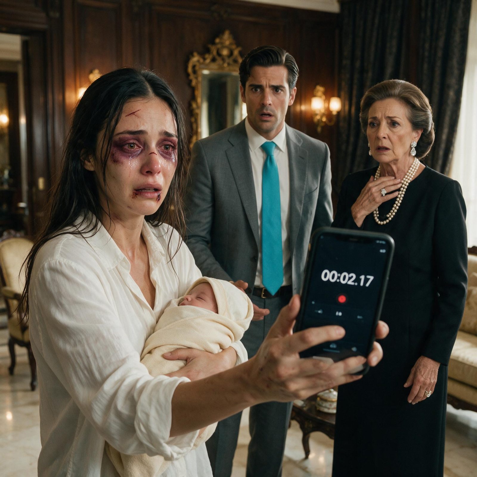 Historia completa :  Elena Levantó el Teléfono Frente a Alejandro… Y Doña Victoria Descubrió Que el Último Segundo Ya Era Demasiado Tarde