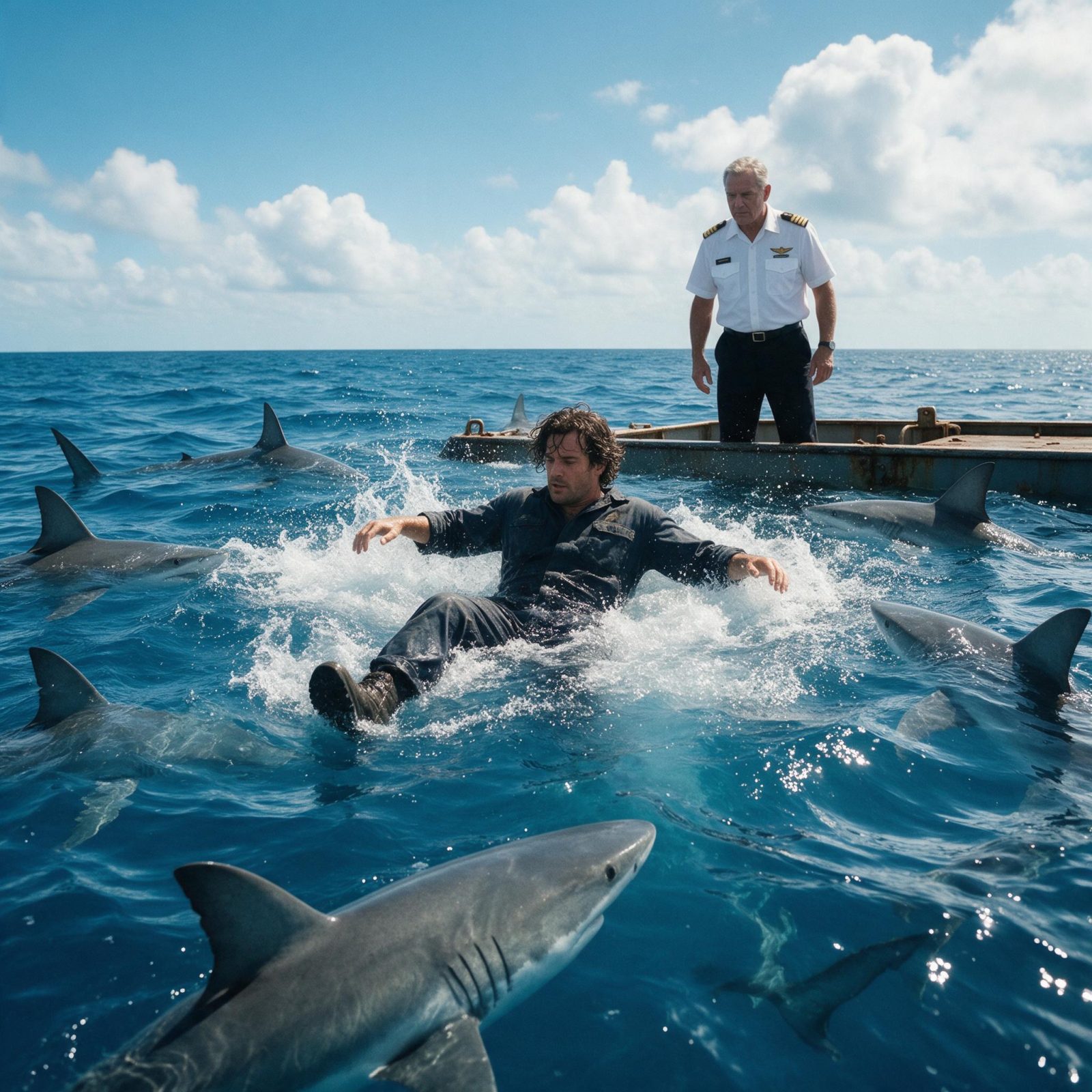 Historia completa :  Lo arrojaron al mar rodeado de tiburones… pero Daniel descubrió que el verdadero peligro no estaba en el agua