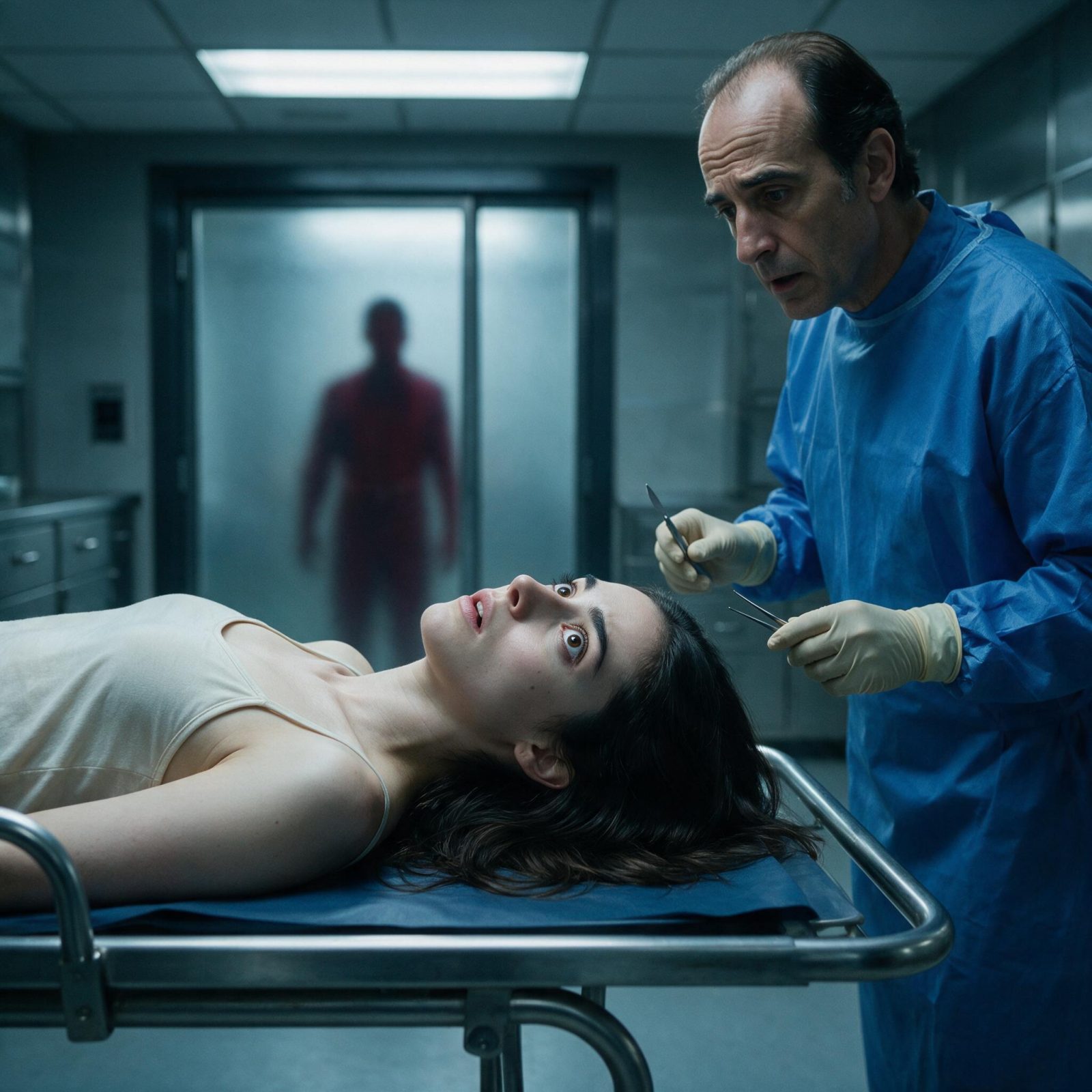 Historia completa :  SOFÍA ABRIÓ LOS OJOS EN LA MORGUE Y EL FORENSE LE ORDENÓ FINGIR QUE SEGUÍA MUERTA… PERO CUANDO EL HOMBRE DE ROJO ENTRÓ, PREGUNTÓ: “¿DÓNDE ESTÁ EL DOCUMENTO QUE LLEVABA?”