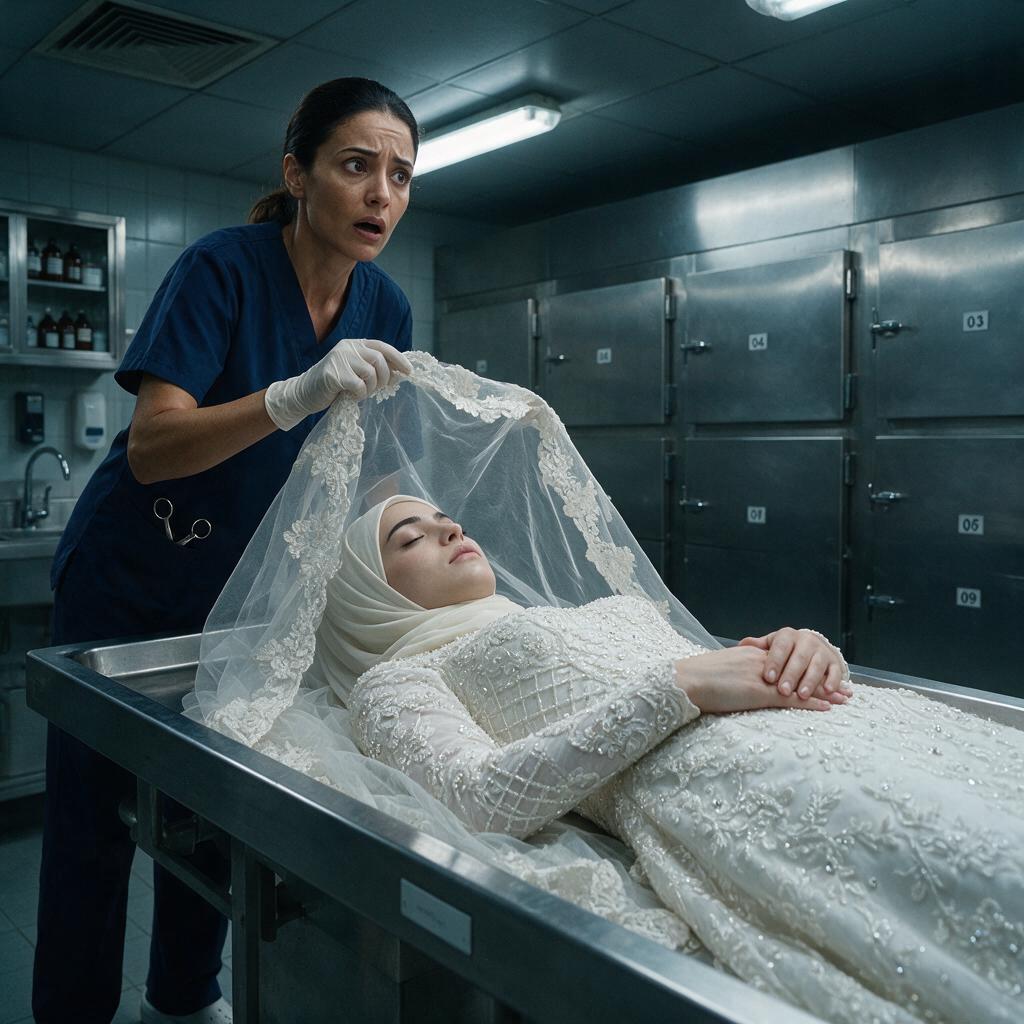 Historia completa : LA EMPLEADA DE LA MORGUE LEVANTÓ EL VELO DE LA NOVIA Y CORRIÓ HACIA EL COMPARTIMENTO 07… PERO CUANDO LO ABRIÓ, SUSURRÓ: “ENTONCES, ¿QUIÉN FUE LA MUJER QUE VINO A IDENTIFICAR ESTE CUERPO?”