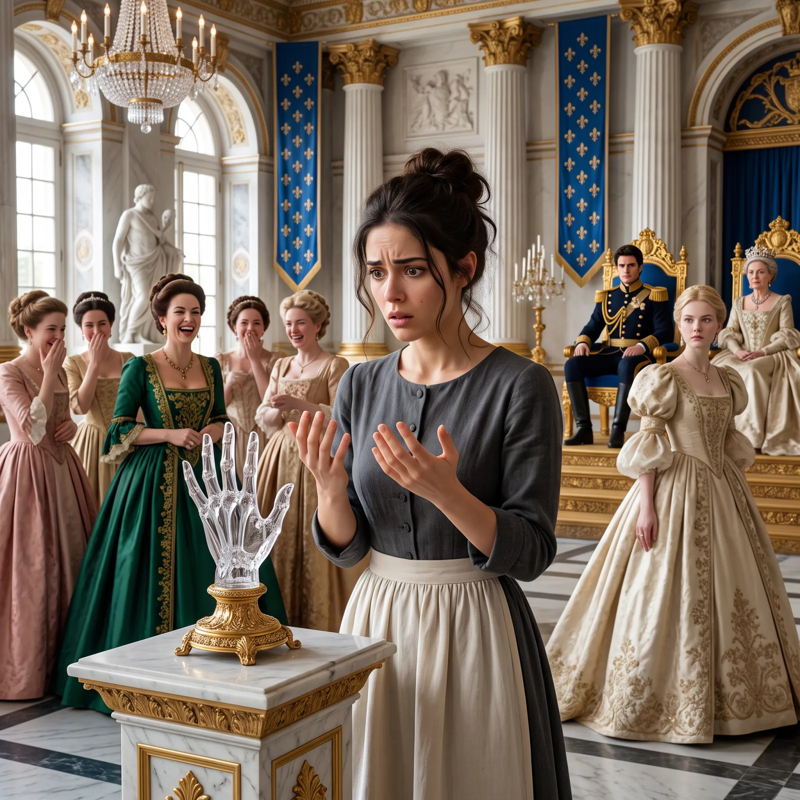Historia completa :  LAS NOBLES SE RIERON CUANDO SOFÍA TOCÓ EL CRISTAL DEL PALACIO… PERO CUANDO EL PRÍNCIPE VIO LO QUE HABÍA EN SUS MANOS, ORDENÓ CERRAR TODAS LAS PUERTAS
