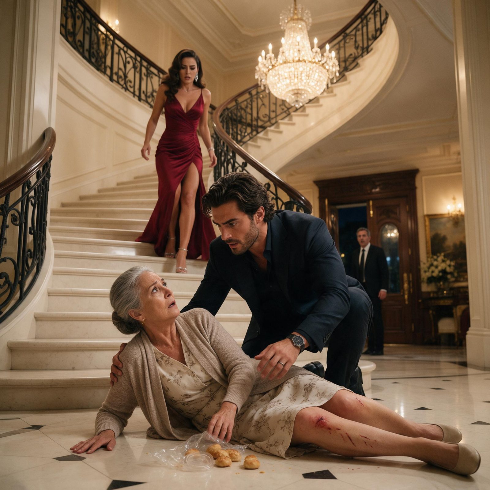 Historia completa : Elena cayó por la escalera delante de Victoria… pero cuando Marcos mostró lo que había encontrado en el último escalón, Dante dejó de mirarla como culpable