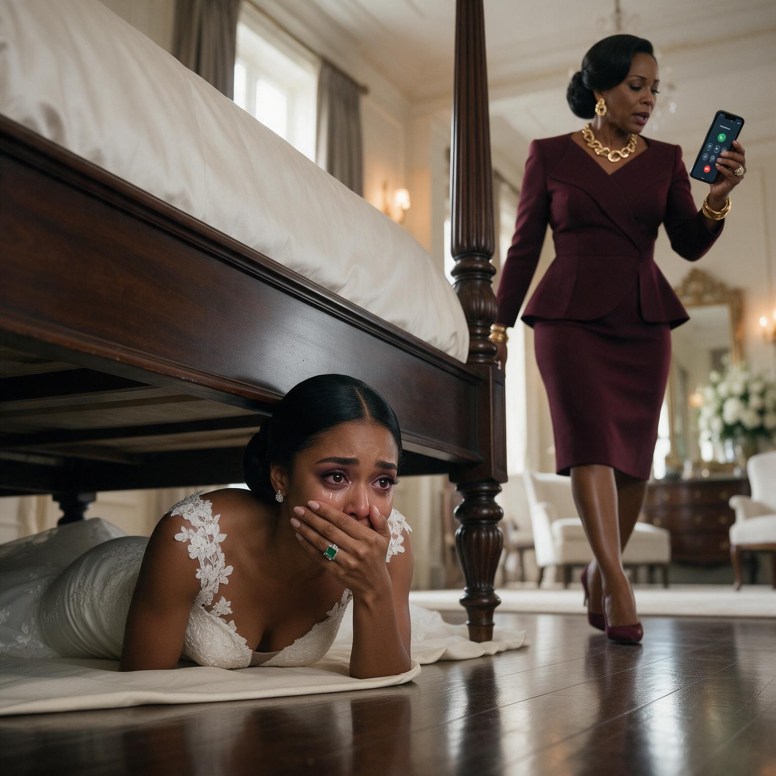 Historia completa : Sofía escuchó una llamada escondida bajo la cama el día de su boda… pero cuando marcó el número que Victoria había ocultado, respondió una mujer que conocía su vestido