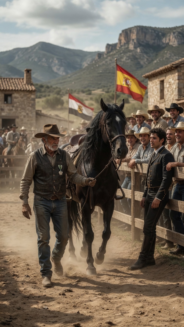 El Anciano Llegó A La Competición De Caballos Y Todos Se Rieron De Él… Pero Cuando Montó A Su Caballo, Descubrieron El Secreto Que Había Guardado Durante 50 Años