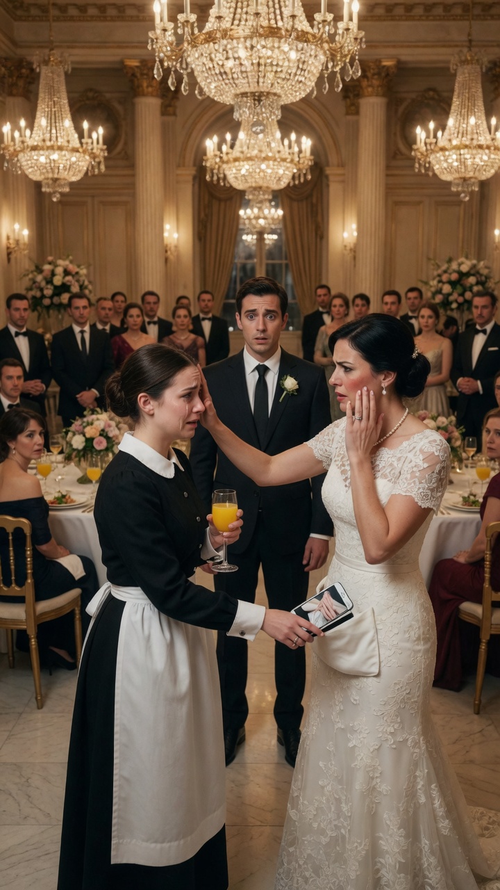 Full Story-The Bride Slapped the Hotel Worker for Taking the Groom’s Drink… But Her Phone Video Revealed What She Had Put in It