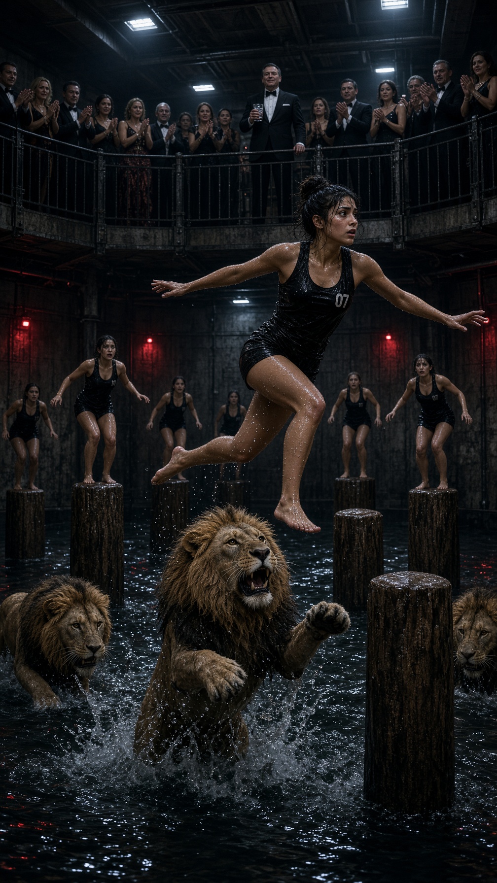 LE MILLIARDAIRE A JETÉ DIX FEMMES DANS UNE ARÈNE AVEC DES LIONS… PUIS LA CANDIDATE 07 A APPELÉ L’UN D’EUX PAR SON NOM