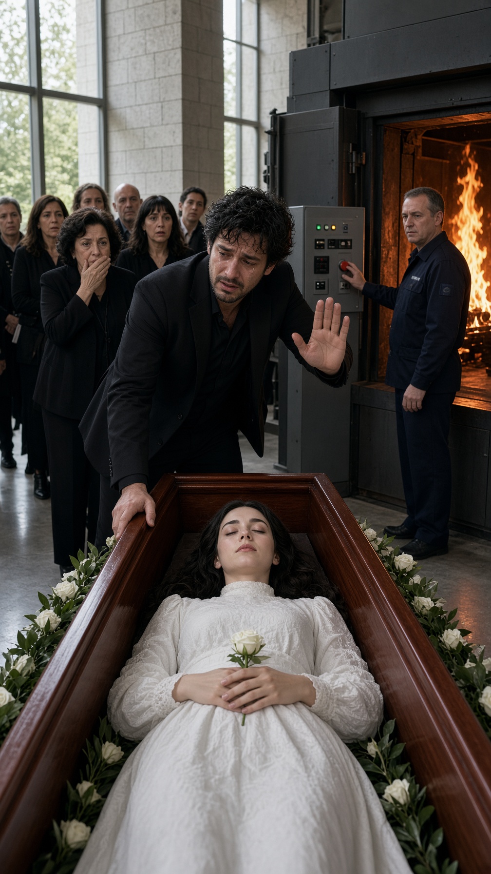 SON MARI A ARRÊTÉ LA CRÉMATION À LA DERNIÈRE SECONDE… PUIS LE MÉDECIN A DÉCOUVERT POURQUOI ELLE AVAIT ÉTÉ DÉCLARÉE MORTE