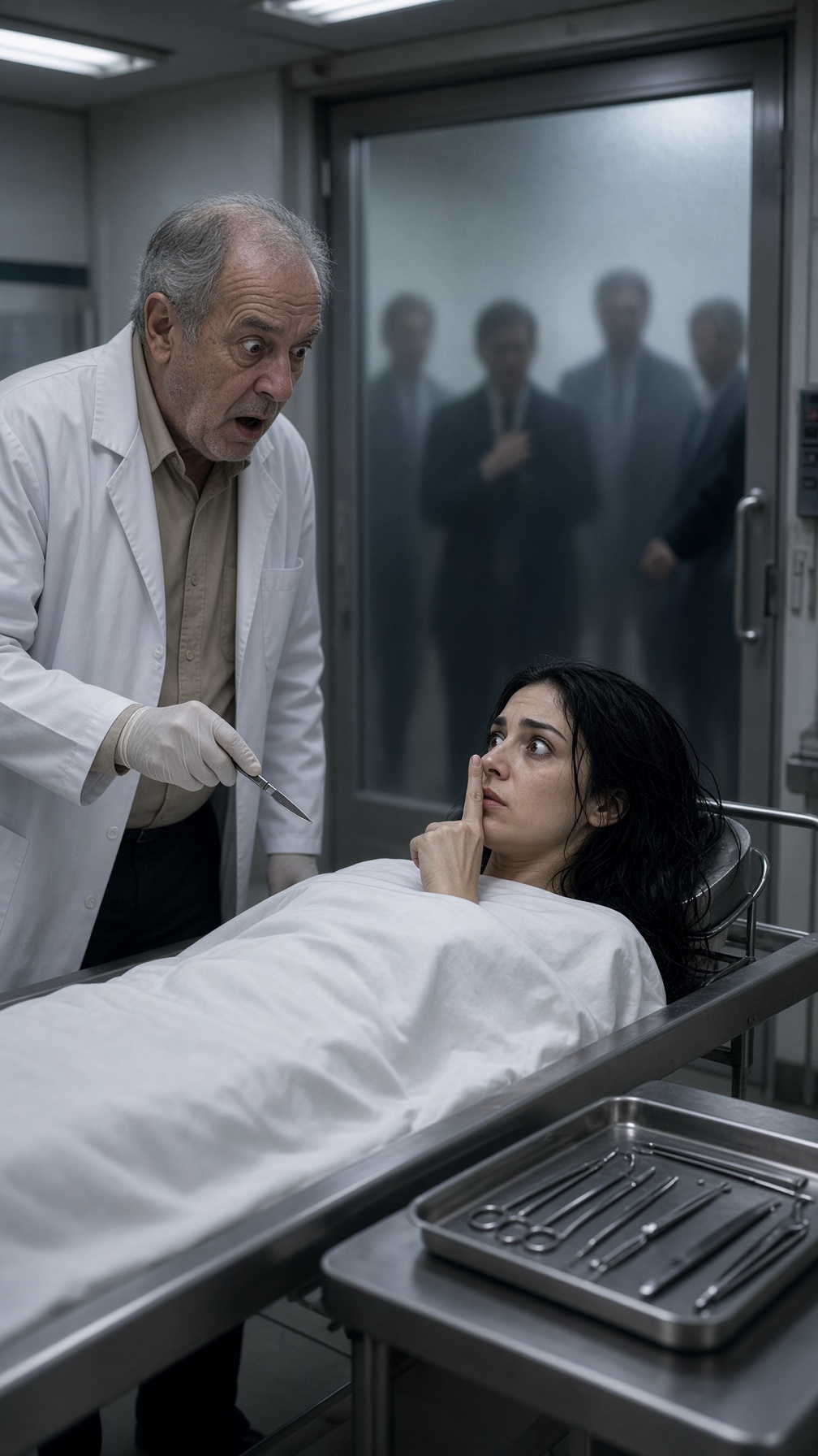 ELLE A OUVERT LES YEUX JUSTE AVANT L’AUTOPSIE… PUIS A CHUCHOTÉ AU MÉDECIN : « NE LES LAISSEZ SURTOUT PAS ENTRER »