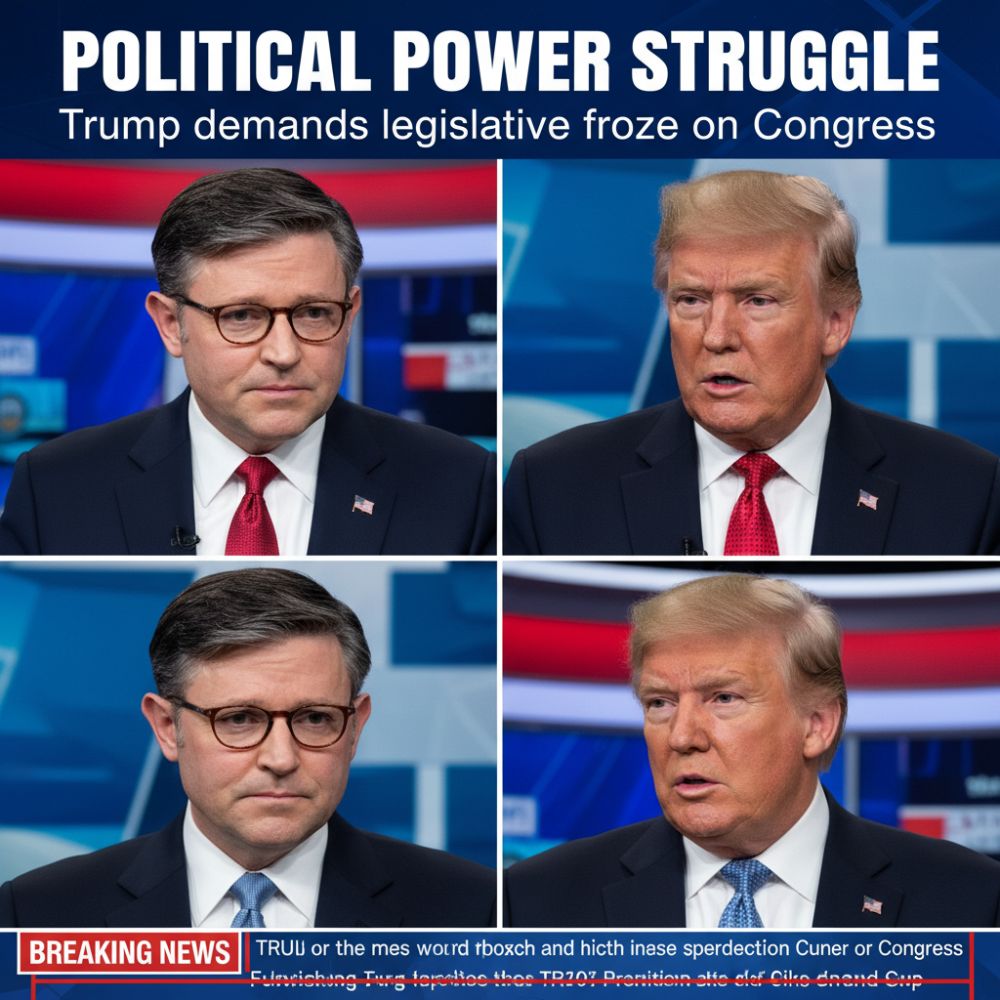 Trump SCREAMS at Mike Johnson as Congress MOVES to END His Power …..