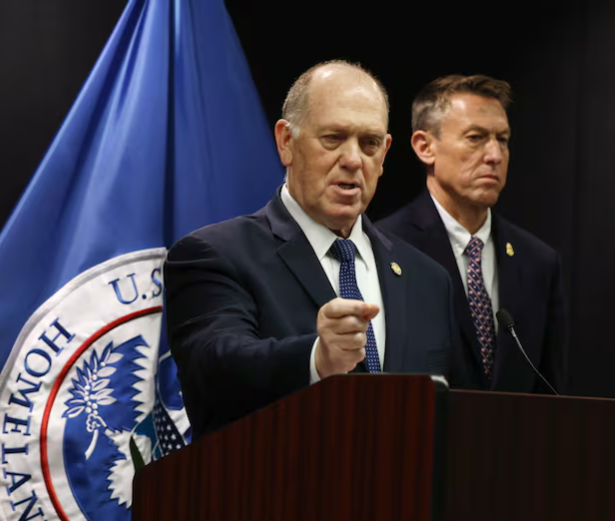 12Tom Homan, President Trump’s Border Czar, speaks to The Alex Marlow Show podcast in Washington