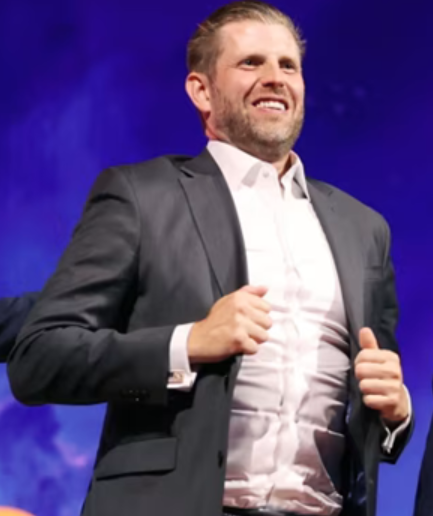 “Right now in New York City, Eric Trump has been confirmed to…”
