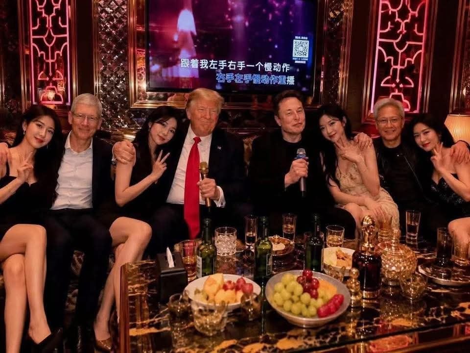 Breaking News: Leaked Photos Show Donald Trump With Several Ceos At...