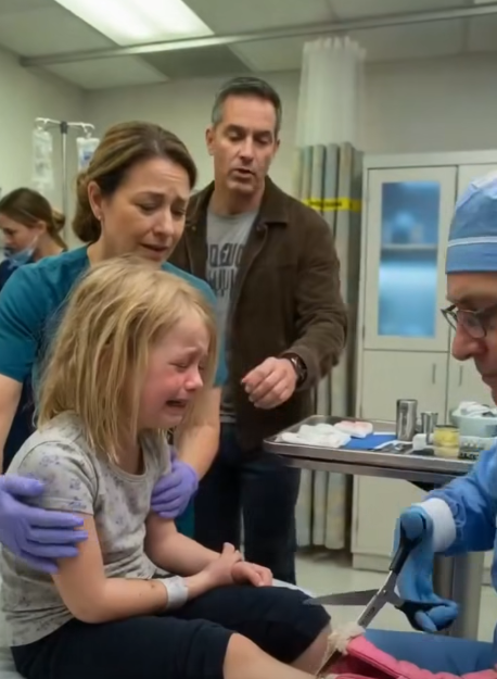 A 7-Year-Old Girl Screamed When Nurses Tried to Remove