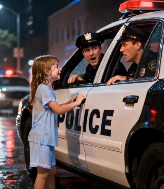 A crying little girl ran into a police station, begging, “Please come home with me…”