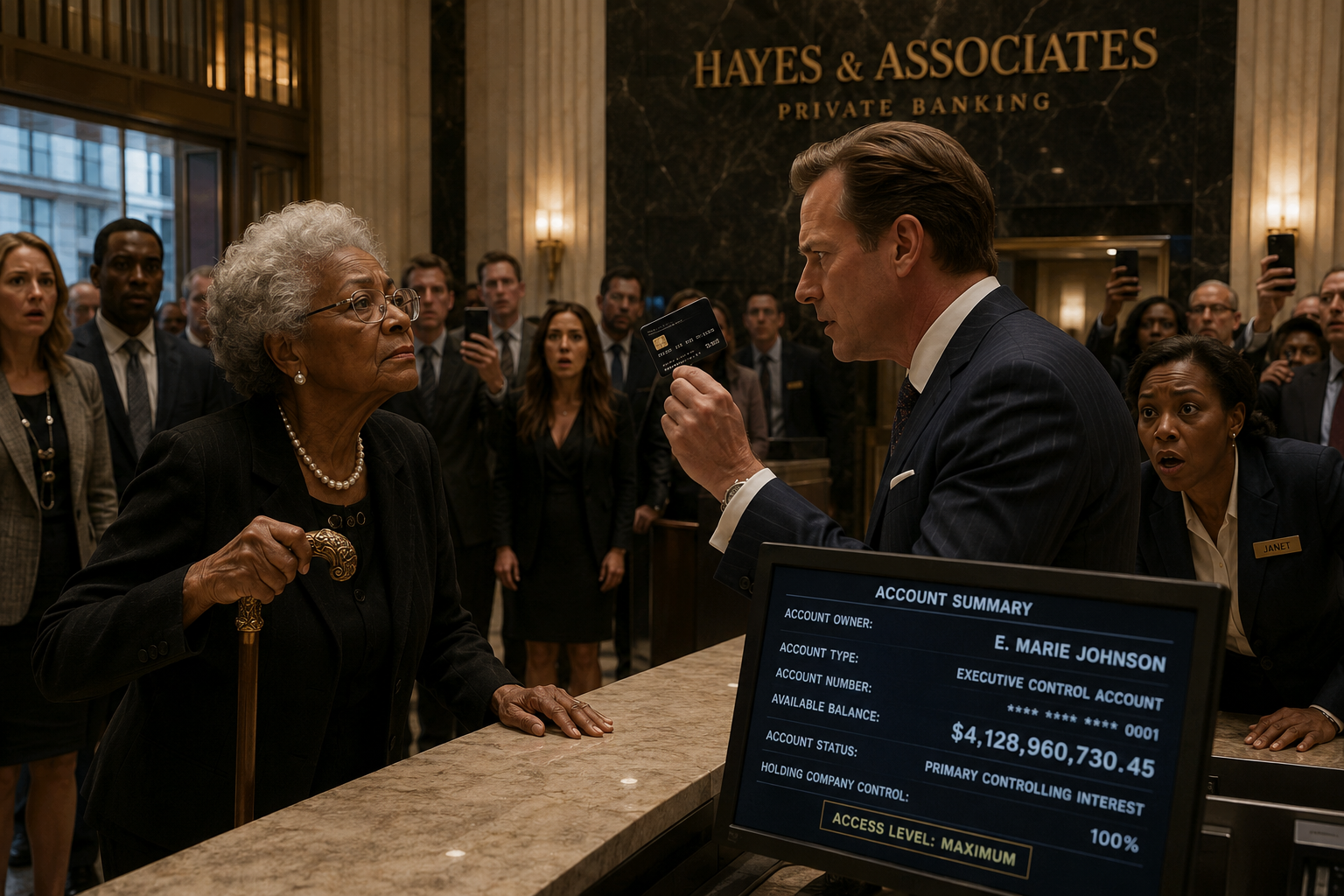 Chapter 4 The Bank President Laughed at Her Black Card Until the Screen Revealed the Truth