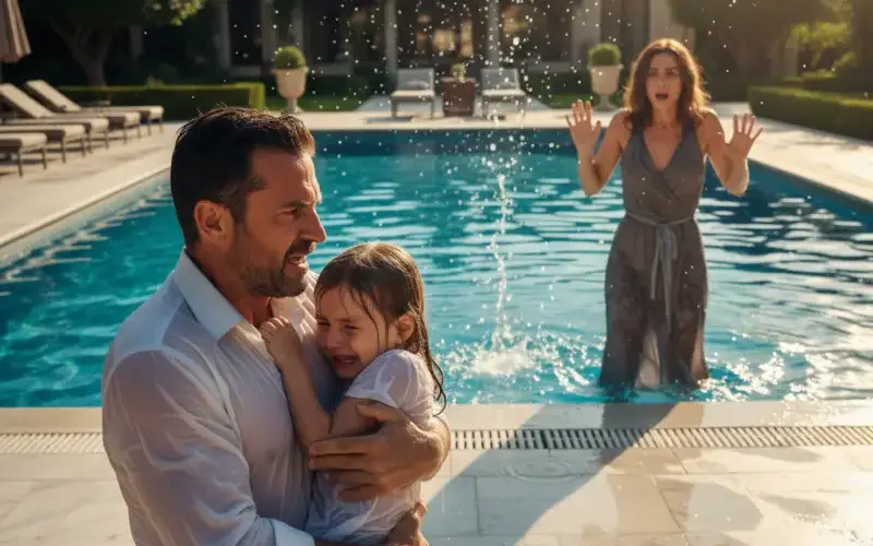 When Luxury Becomes a Prison: The Shocking Pool Incident That Exposed a Stepmother's True Nature - yourtime24.com