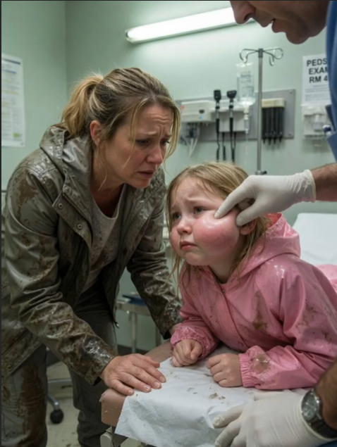 As the only ER physician on the night shift, I was examining a 7-year-old girl