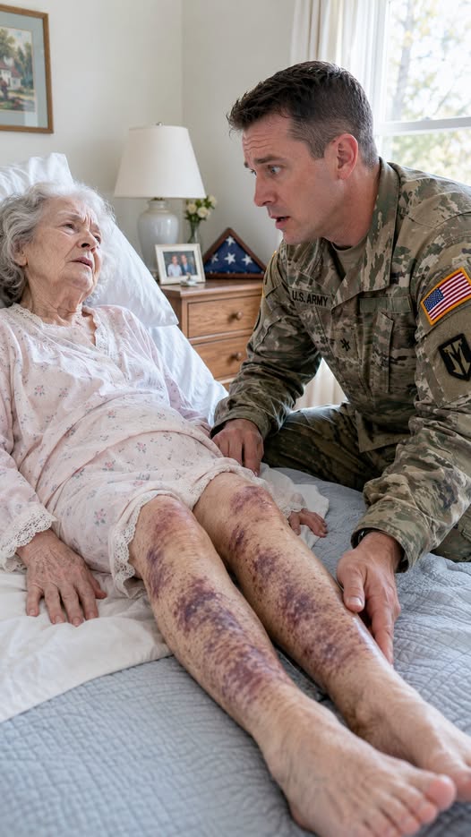 236 When I came back home from deployment, my wife was telling the neighbors, “His mother has dementia. She keeps injuring herself.” But when I discovered Mom locked in a dark bedroom, completely aware of everything happening around her, with no phone and covered in br:uis:es she would not explain, I knew something was very wrong. So I smiled, pretended I believed every single word my wife said, and secretly recorded her boasting, “Nobody is ever going to believe that old woman.” The next morning, I drove her to the psychiatric evaluation she had arranged for Mom, and I gave the doctor a completely different file.