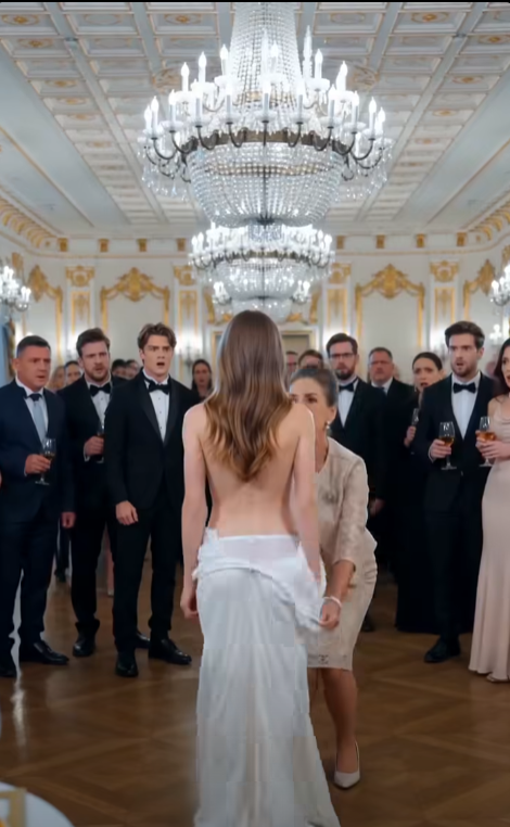 236 A wealthy family humiliated a young woman in front of an entire ballroom... But they had no idea who they were dealing with. In front of hundreds of guests, an older woman ripped the expensive white gown off the young woman. The crowd watched in stunned silence. “This dress is far too expensive.” The young woman stood there crying as her fiancé pointed at her. “Just apologize to my mother!” Everyone assumed she was powerless. Then an assistant rushed over with a leather folder. “Madam, everything has been prepared.” The older woman opened it confidently. Seconds later, her face turned pale. The folder was completely empty. Confused murmurs spread through the ballroom. Then the young woman stopped crying. A slow smile appeared on her face. “You think you know me... but you have no idea who I really am.” Full story in the comments! 👇