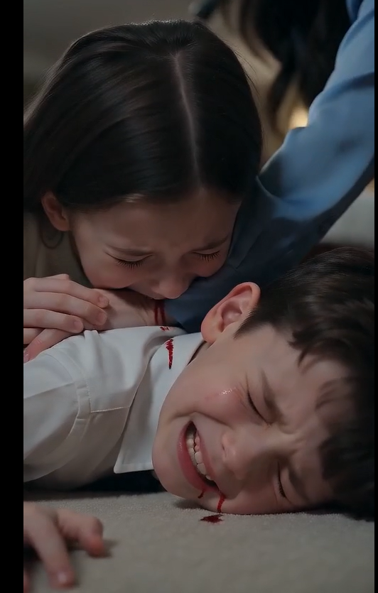 247 """The mother slapped her daughter for entering the room without knocking.