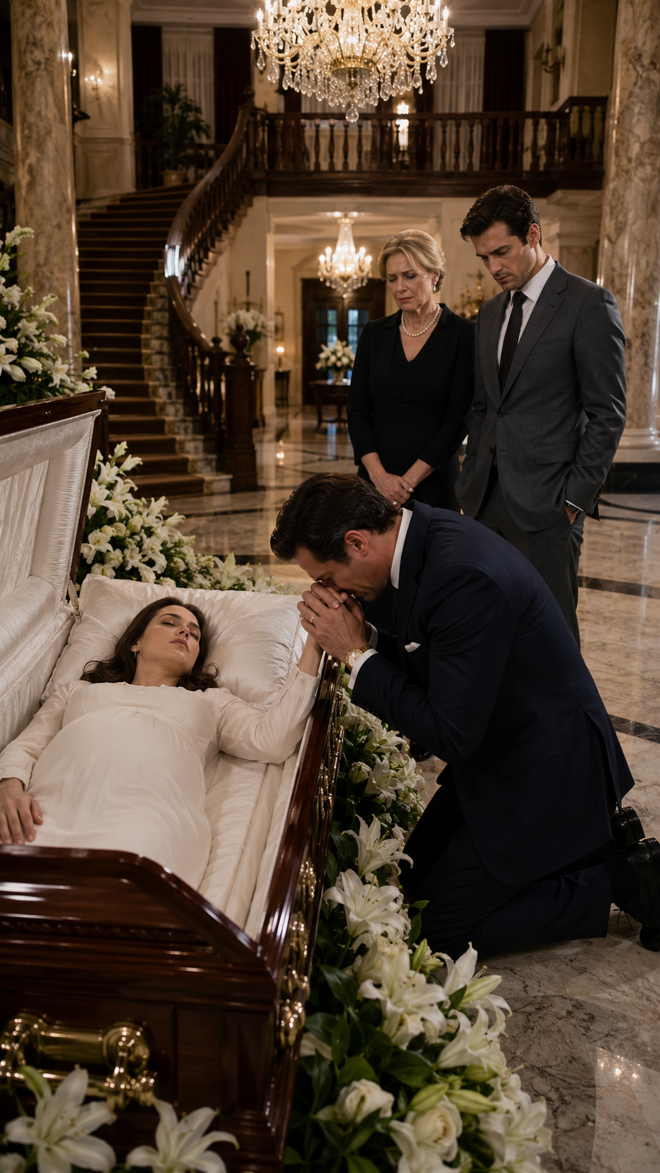 260 Ethan came to the mansion memorial hall to mourn Claire.