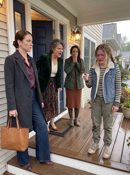 394 My eleven-year-old daughter returned home from school and realized that her key no longer opened the door. She stayed on the covered porch as the rain poured down, unable to contact me or anyone else in the family. Several hours later, my mother finally opened the door and told her,