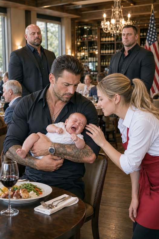 408 Mafia Boss’s Son Kept Crying in the Restaurant—Until a Waitress Said, “He Needs a Mom.”...