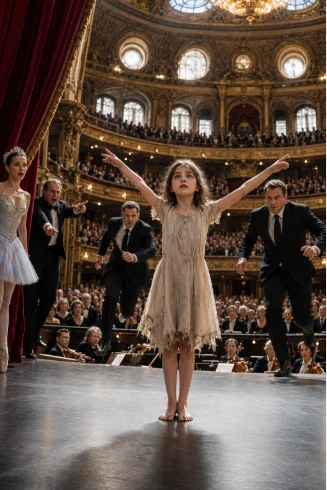 412 "**A Barefoot Little Girl Interrupted the Ballet… Then She Performed the Lost Routine No One Was Supposed to Know.** 🩰✨