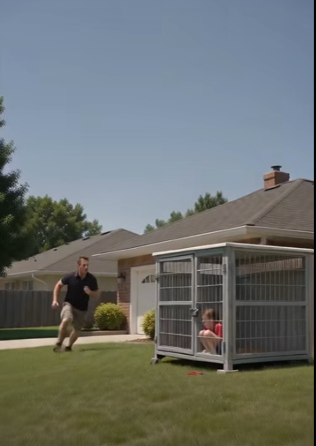55 A father ignored his daughter’s quiet pleas for months—until he found her locked inside a dog cage with a split lip and heard the five words that shattered him: **“I waited for you, Dad.”**