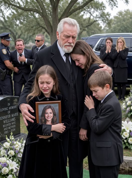 5oo At my daughter’s funeral, my son-in-law pointed toward his daughters and declared, “They’re going into foster care.