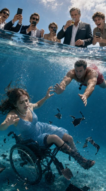 573 My Brother Shattered My $30,000 Brace and Shoved Me Into the Pool—But the Lifeguard Nobody Noticed Was Waiting for One Hidden Reason 111