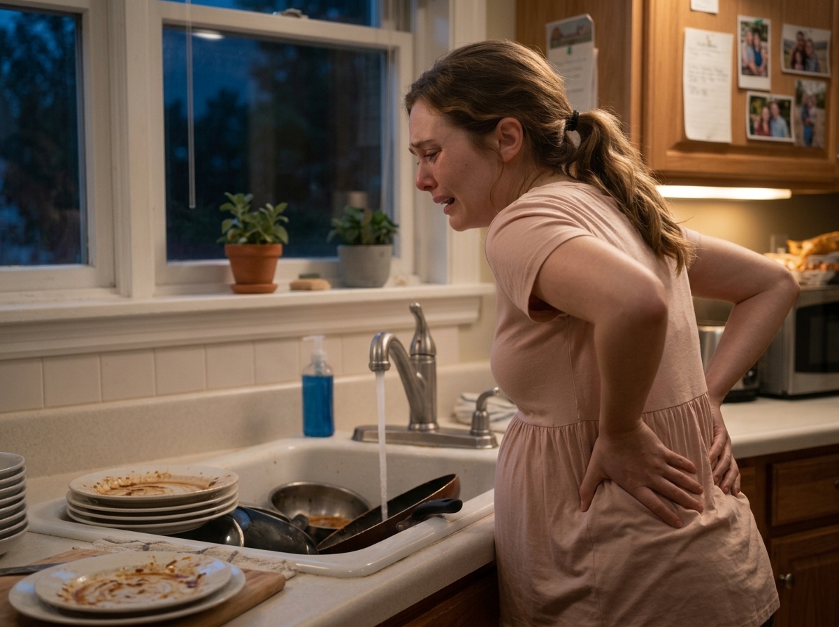 419 "I came home exhausted and found my eight-months-pregnant wife shaking over a sink full of my family’s dirty dishes, but the worst part was realizing they had been breaking her for two months while I paid their bills".