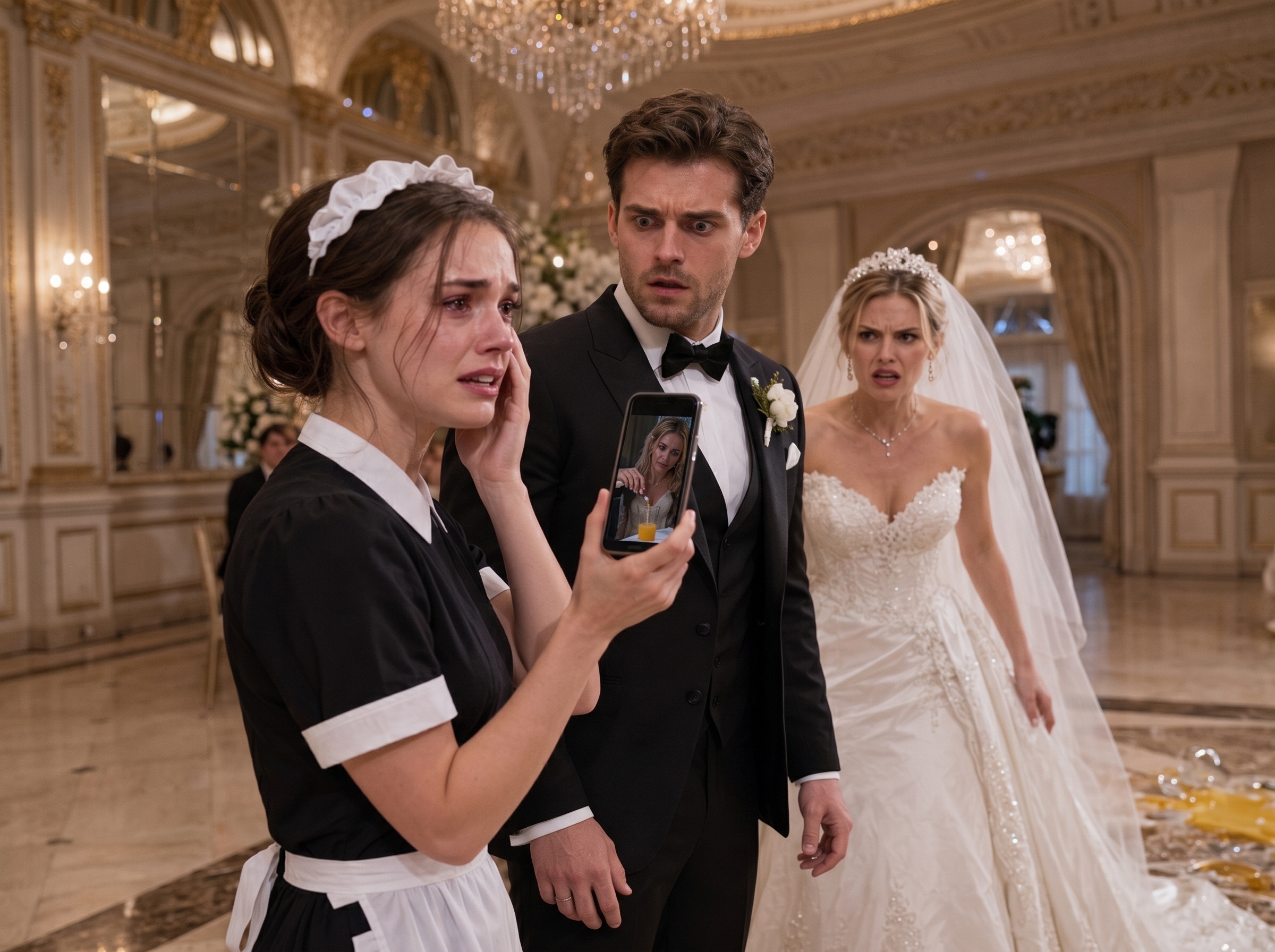 134 The Maid Shattered the Groom’s Glass at the Wedding, Then Revealed the Bride Had Tried to Poison Him in Front of Everyone